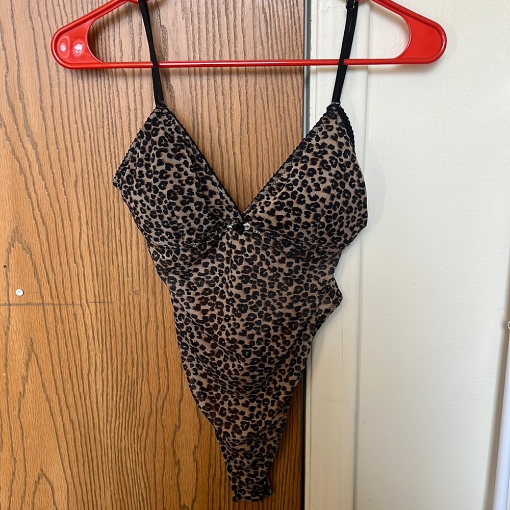 Cheetah print bodysuit